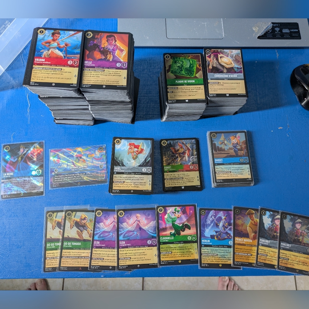 Lorcana Huge Lot 1406 Cards